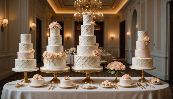 Les gâteaux de mariage artistiques fascinent les foules